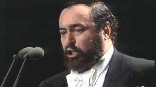 Luciano Pavarotti - Addio fiorito asil - 1990 - Milano - FIFA concert