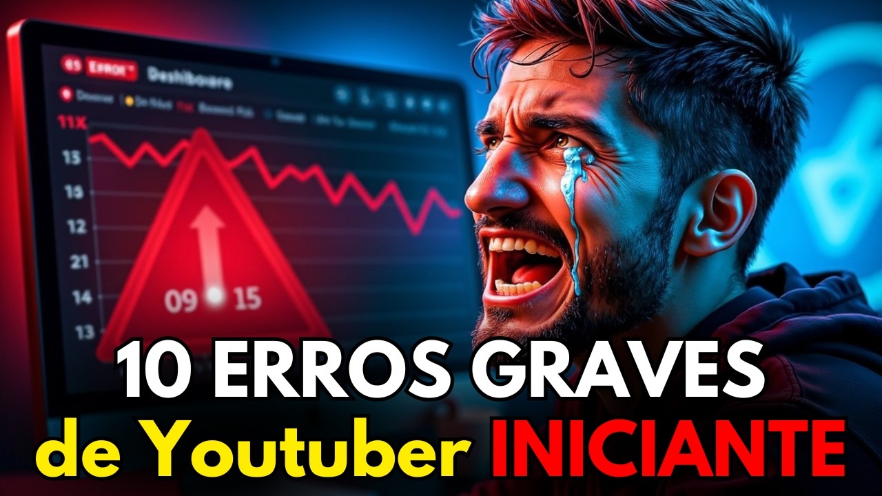 10 Erros Fatais que Todo Youtuber Iniciante Comete