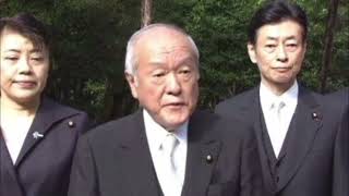 小泉防衛大臣ら閣僚や自民党・鈴木幹事長ら党幹部が相次いで靖国神社参拝　高市総理は参拝せず私費で玉串料を奉納