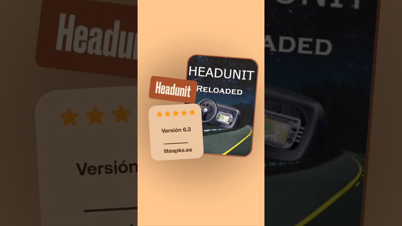 Headunit Reloaded v6.3 - Emulador de android Auto para tu radio android #premium #android #apk