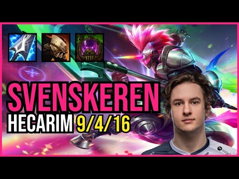 SVENSKEREN - HECARIM vs CLOSER - UDYR Jungle - NA Challenger - Patch 11.6