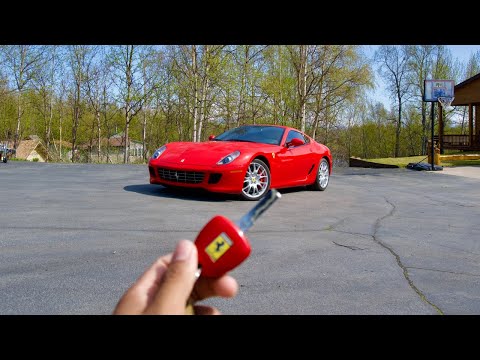 My First Time Driving A Ferrari! 599 GTB V12!