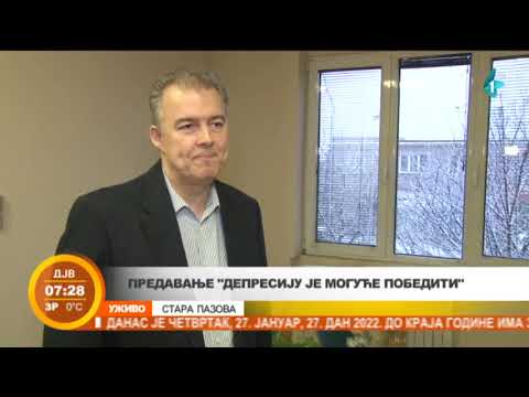 Predavanje "Depresiju je moguće pobediti" sledeće nedelje u Staroj Pazovi