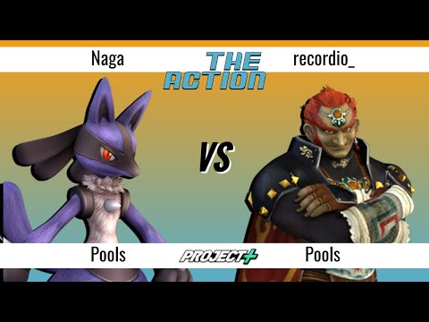 The Action - Naga (Lucario) Vs. recordio_ (Ganondorf) P+ Pools