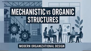24- Organizational Structure - Part 3 - Mechanistic vs Organic