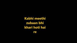 Husn Parcham Karaoke full song with lyrics - YouTube