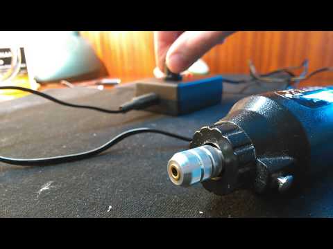 Regulator obrotów miniwiertarki