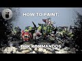 Contrast+ How to Paint: Ork Kommandos