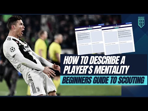 Be a Football Scout Tutorial - A Winning Mentality #footballscout #scouting #scoutingreports