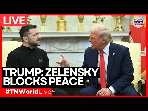 ZELENSKY UNDER FIRE LIVE | Trump Claims Ukrainian Leader is Obstacle to Peace Agreement
