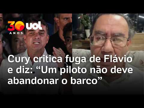 Augusto Cury critica fuga de Flávio Bolsonaro: ‘Um piloto jamais deve abandonar o barco’