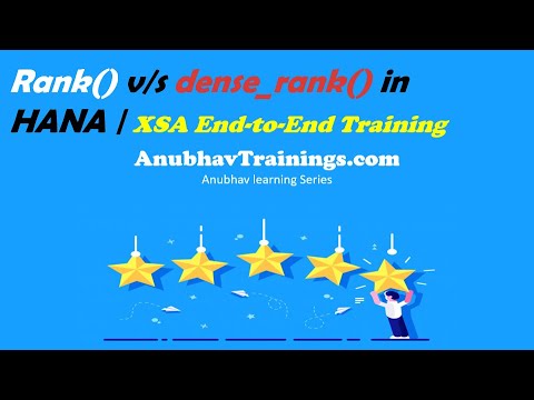 HANA Rank vs DenseRank | What s the difference between RANK and DENSE RANK