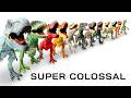 ENTIRE Jurassic World SUPER COLOSSAL Collection | T-Rex, Indoraptor, Velociraptor & More!