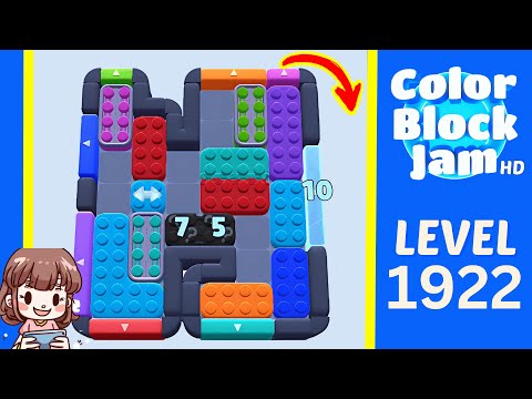 Color Block Jam Level 1014 (1922) Solution Walkthrough