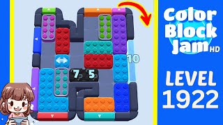 Solution du Niveau 1922 de Color Block Jam