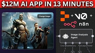 Vibe Coding an AI App in 13 Minutes with n8n and V0