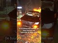 Auto vliegt uit de bocht en belandt in voortuin| #shorts