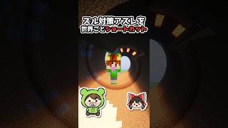 【マイクラ】ズルにゃん対策アスレを世界ごとショートカットｗｗｗ #マイクラ #ぽこにゃん #shorts #ゆっくり実況