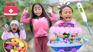 Download lagu Masak Masakan 💞 Dokter Dokteran Ambulance Pasien Sakit Perut 💞 Mainan Anak Perempuan 💞 Drama Parodi mp3