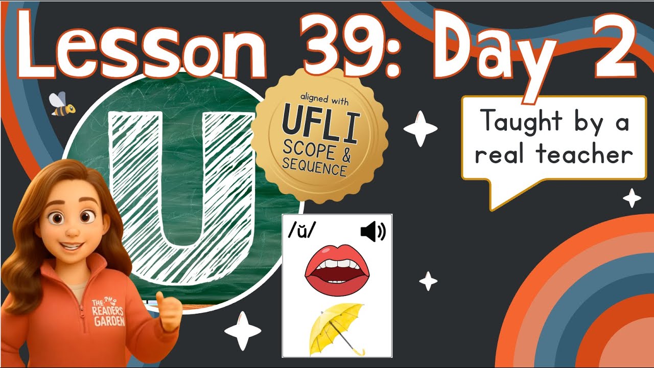 Lesson 39 Day 2: Short U Review | LEARN PHONICS | Aligned with UFLI Scope & Sequence