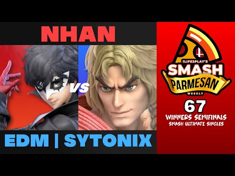 Nhan vs EDM  Sytonix - Smash Ultimate Singles Winners Semifinals Smash Parmesan 67 - Joker vs Ken