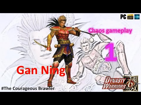Dynasty warriors 6 Musou mode Gan Ning [Chaos] Episode 1 Gameplay (No commentary)