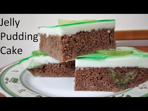 Easy and Tasty Jelly Pudding Cake | cook with arshiya
