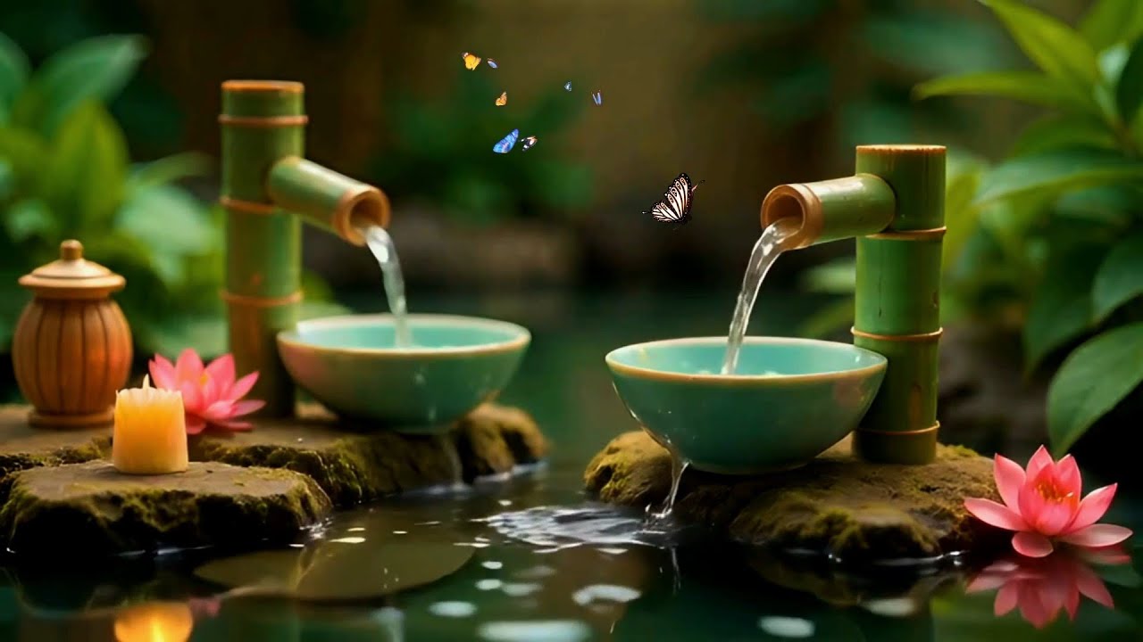 Soothing Water Sounds Spiritual Meditation Music For Sleep - Healing Music For The Body and Soul