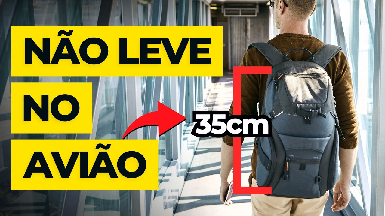 ERROS BAGAGEM DE MÃO na VIAGEM (Evite sempre!)