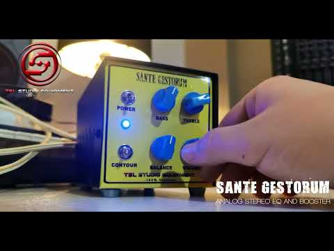 Sante Gestorum Analog Stereo Mix Master Device with EQ , Balance and Booster control by TSL Studio Equipment image 3