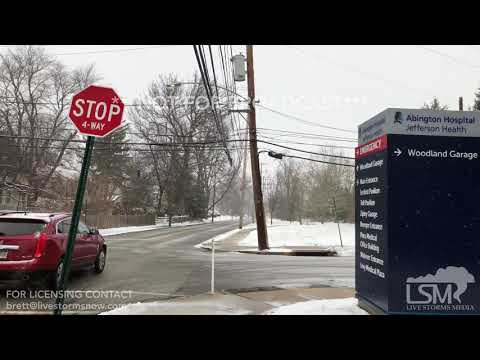 2-12-19 Montgomery County, Pennsylvania - Winter Storm Maya - Wintry Mix - Package 1 4K