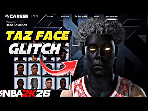 *NEW* HOW TO GET TAZ FACE GLITCH AFTER PATCH IN NBA 2k26! UPDATED METHOD! 100% WORKS