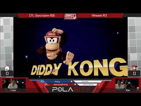 CFL Smackdown 166 WiiU - Lake (Mewtwo) vs Kiki (Diddy Kong) - Winners R3