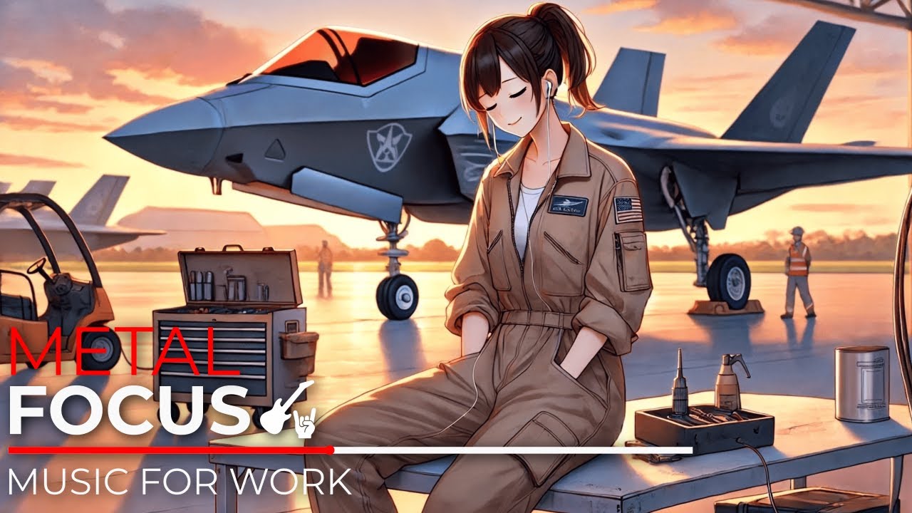 Lo-Fi Metal - "Music for Fixing an F-35" - Ambient, Instrumental Music for Work, Study, and Relaxing