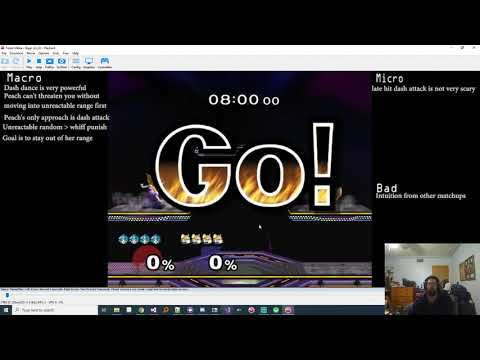Fox vs Peach Matchup - (Abridged Fiction Lesson, Frame Data / Important Percents, Annotated Vods)