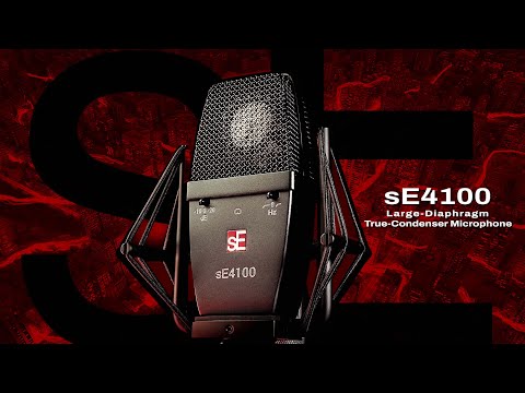 sE4100 Factory MATCHED PAIR of Cardioid Condenser Microphones - sE Electronics ("Little Brother to sE4400") with Shock Mounts, Stereo Mounting Bar, and Hard Case! **FREE SHIPPING!** image 5