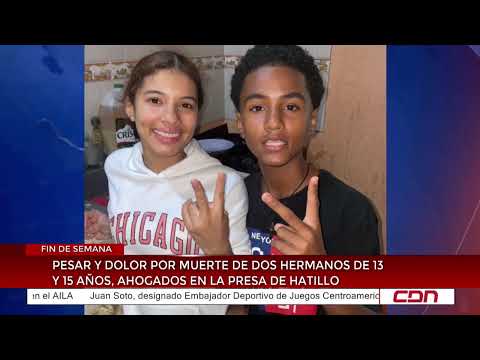 Despiden en Fantino a hermanos adolescentes ahogados en presa de Hatillo