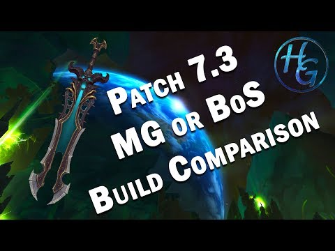 Frost Death Knight - MG or BoS DPS Comparison 7.3 PTR