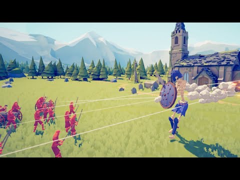 Gatling Gun + Samurai  vs  Every God - Totally Accurate Battle Simulator TABS