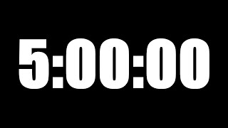 5 HOUR TIMER • 300 MINUTE COUNTDOWN TIMER ⏰ LOUD ALARM ⏰