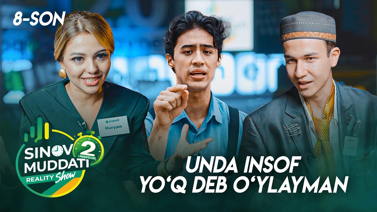 Sinov Muddati 2-mavsum 8-son - UNDA INSOF YO‘Q DEB O‘YLAYMAN