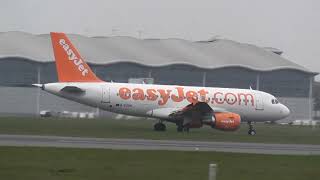 preview picture of video 'DONCASTER AIRPORT (UK). THOMSON , EASYJET , FLYBE'