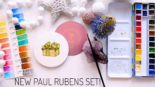 I Painted a STUNNING Watercolor Holiday Card with Paul Rubens