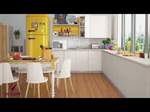 TOP MẪU THIẾT KẾ TỦ BẾP 2021 - VIE CORP THI CÔNG NỘI THẤT