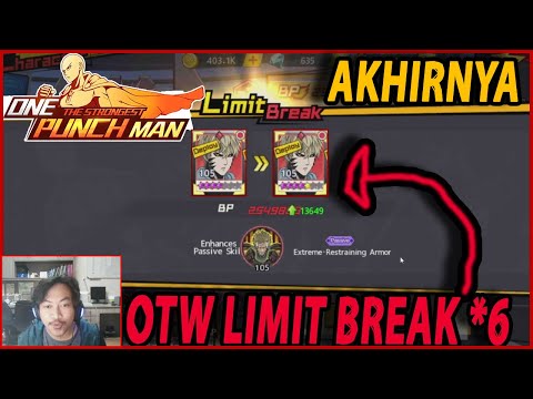 🔥🔥AKHIRNYA LIMIT BREAK BINTANG 5 & CRITICAL RATE 90% GENOS LIMITED!! - ONE PUNCH MAN:The Strongest