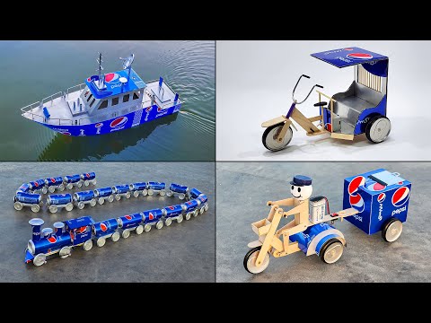 Incredible 4 Invention With Pepsi Cans - Make it at Home | Amazing DIY Toys