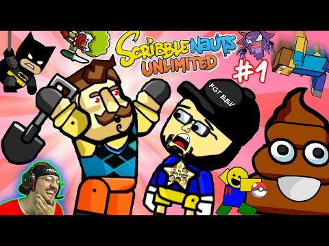 Savage Hello Neighbor Batman Vs Poop Emoji Fgteev Scribblenauts - savage hello neighbor batman vs poop emoji fgteev scribblenauts unlimited w roblox minecraft