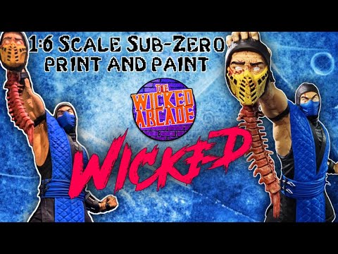 1:6 Scale Sub-Zero By Wicked! (3d printed) 🧊 🥶