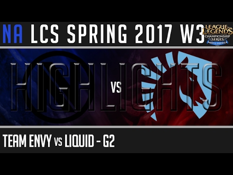 Team Envy vs Team Liquid Highlights Game 2 - NA LCS W3D1 Spring 2017 - NV vs TL G2
