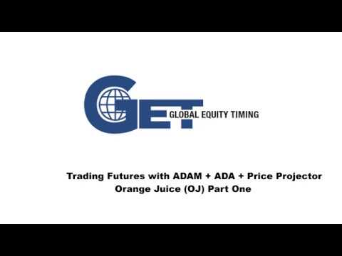 Trading Futures with ADAM + ADA + Price Projector -- Orange Juice (OJ) Part One